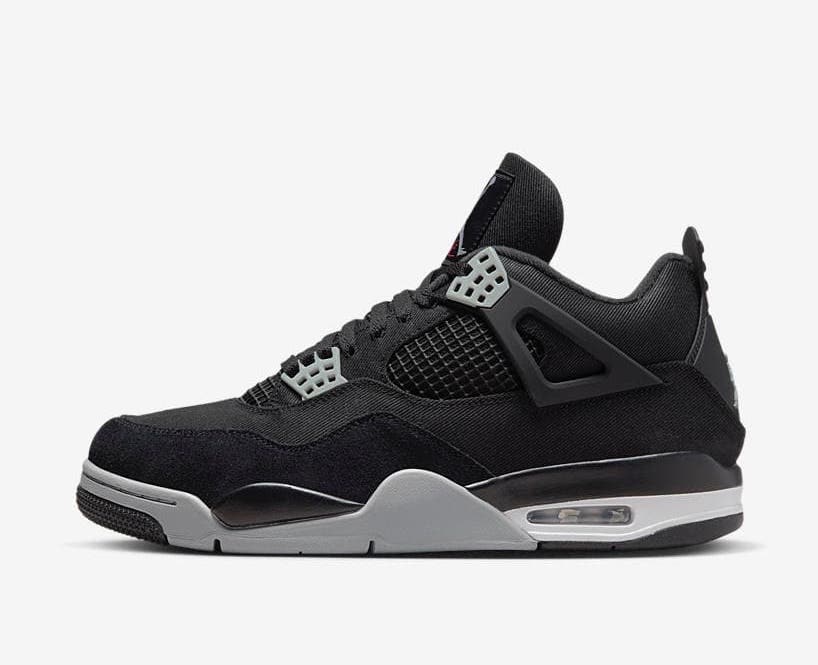 Air Jordan 4 "Black Canvas"