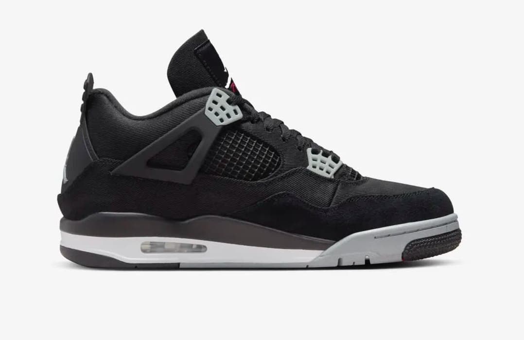 Air Jordan 4 "Black Canvas"