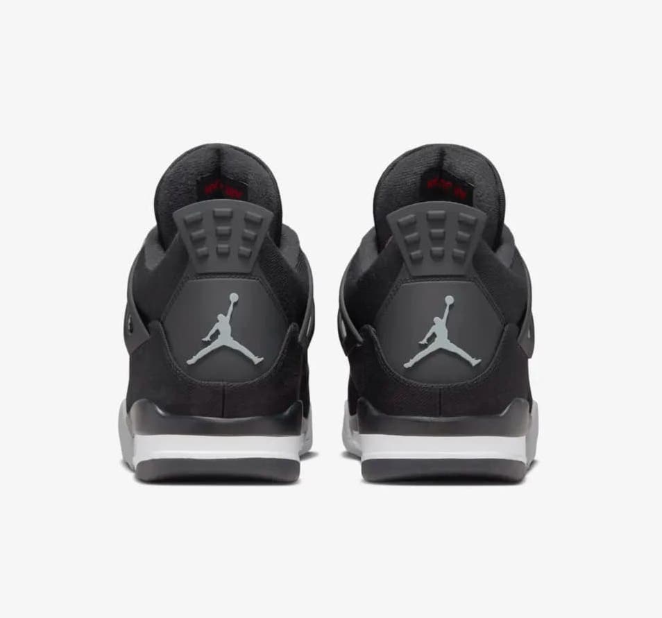 Air Jordan 4 "Black Canvas"