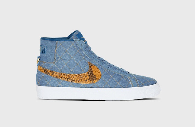 Supreme x Nike SB Blazer Mid "Denim Snakeskin" Supreme x Nike SB Blazer Mid "Denim Snakeskin"