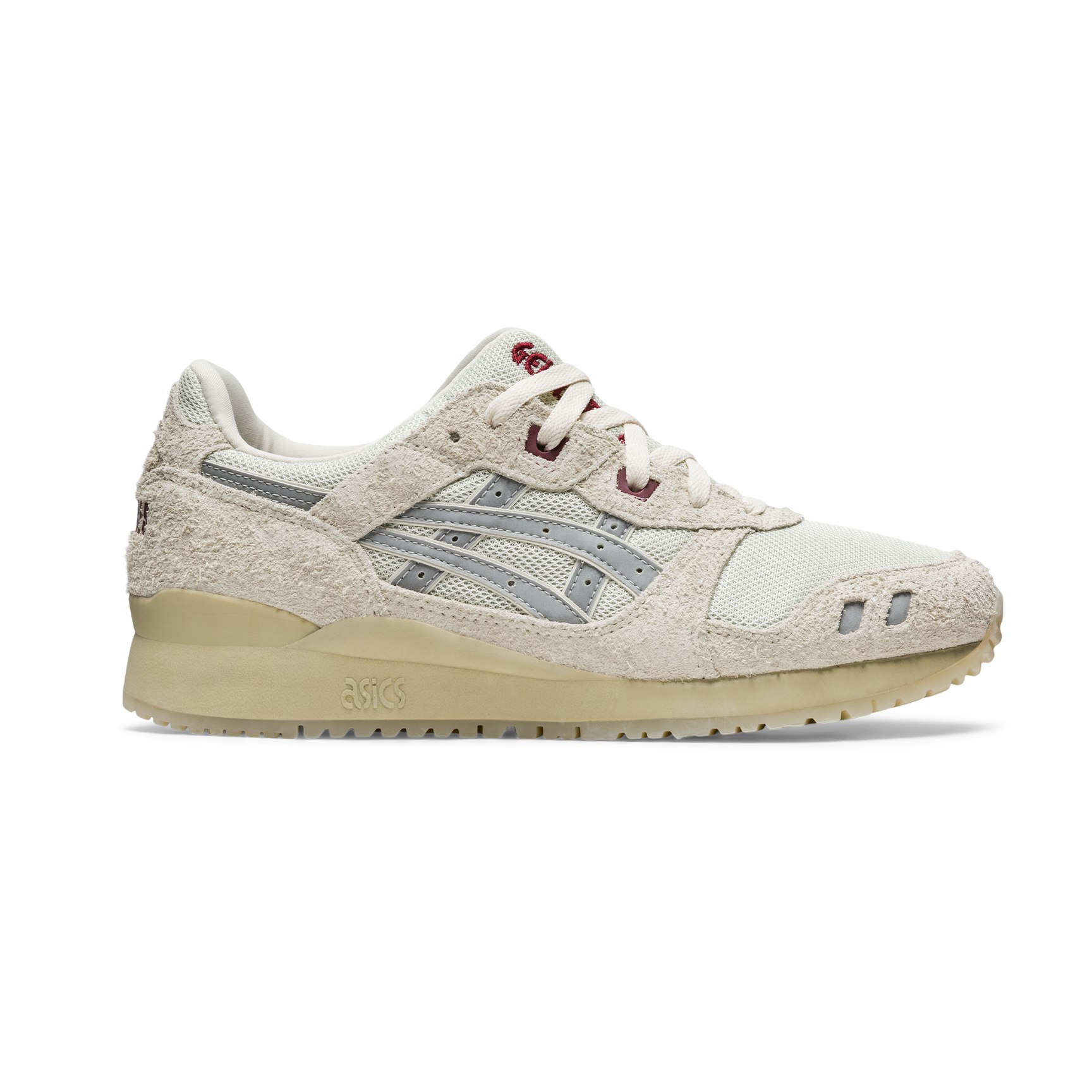 Asics gel lyte iii burgundy gold on sale