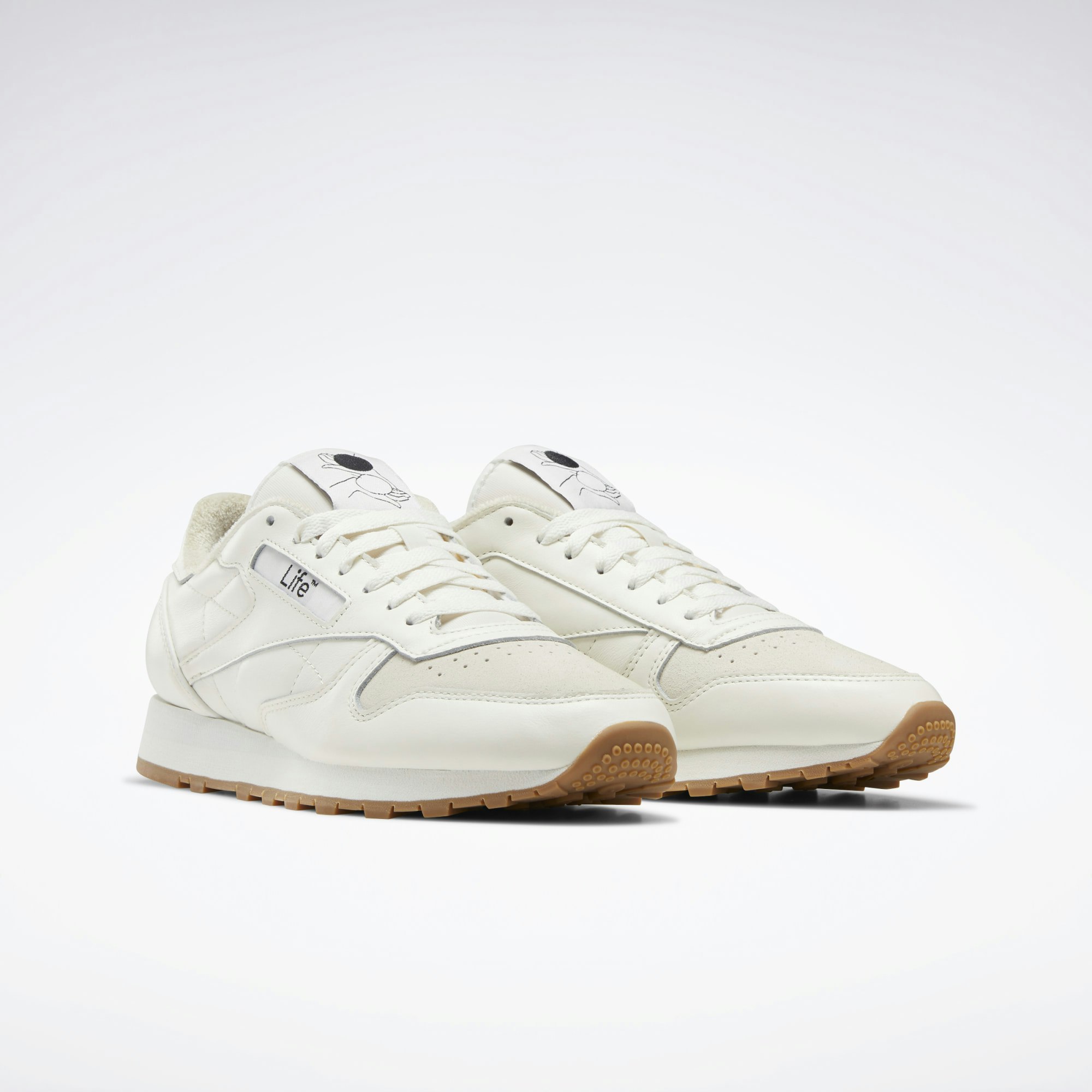 Wood Wood x Reebok Classic Leather "Chalk White"