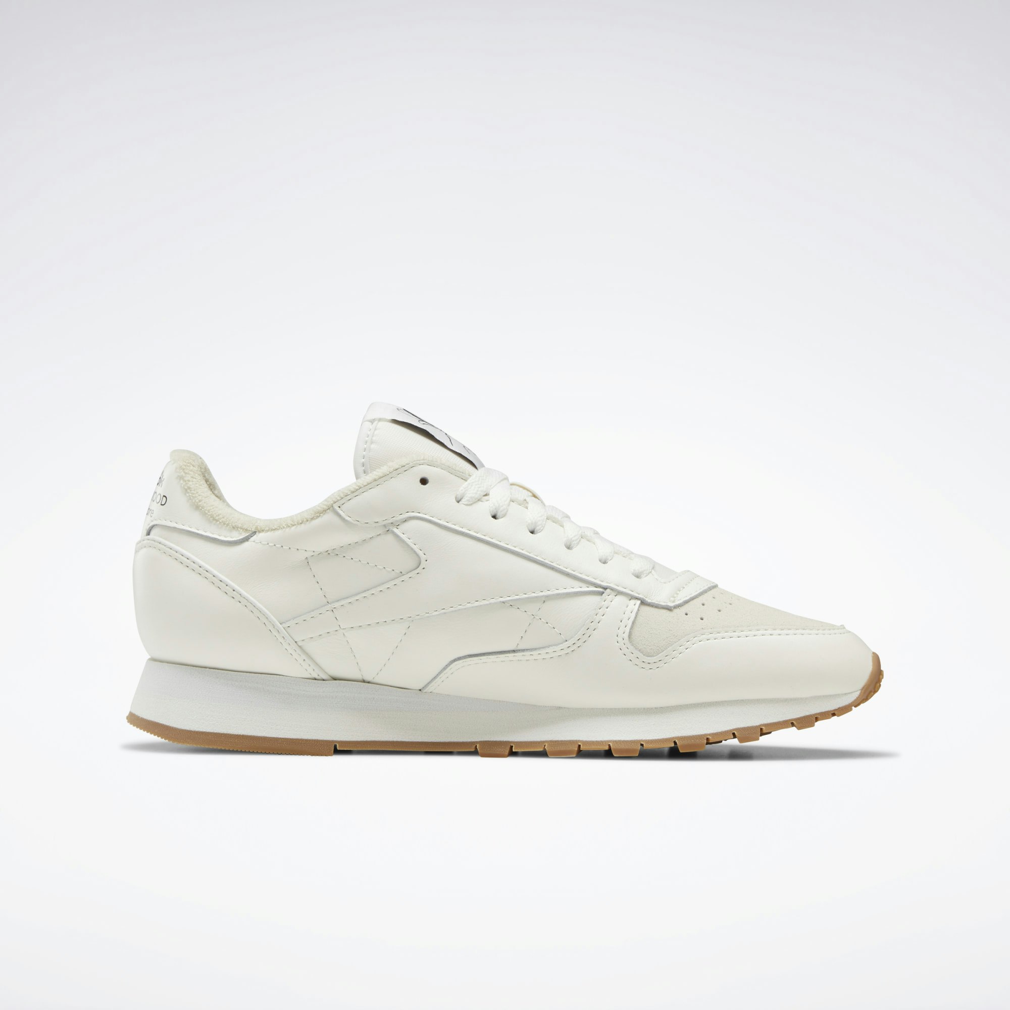 Wood Wood x Reebok Classic Leather "Chalk White"