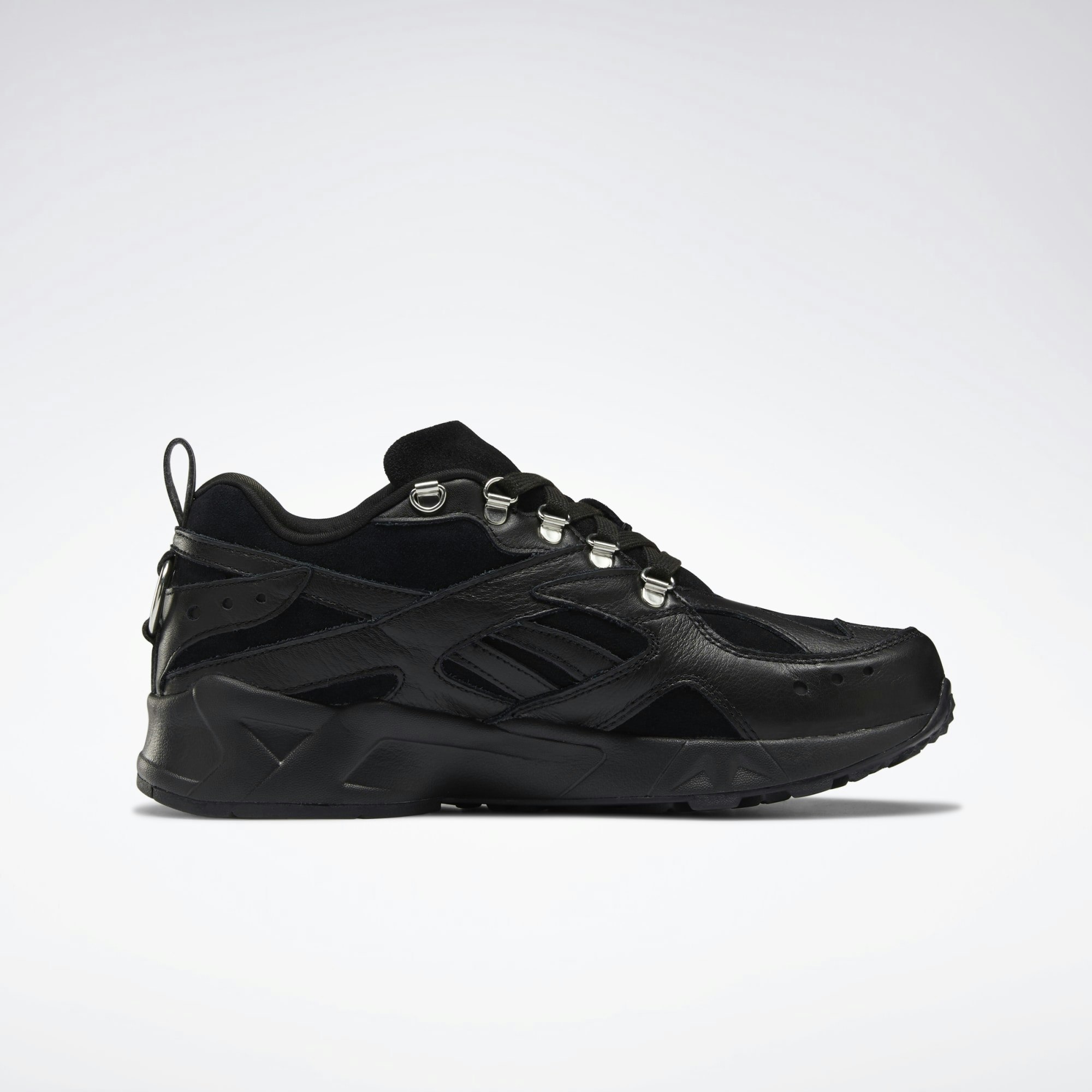 Pleasures x Reebok Aztrek "Core Black"