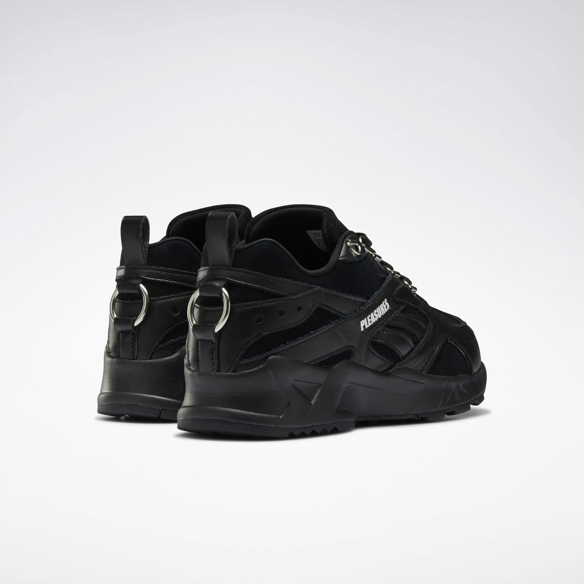 Pleasures x Reebok Aztrek "Core Black"