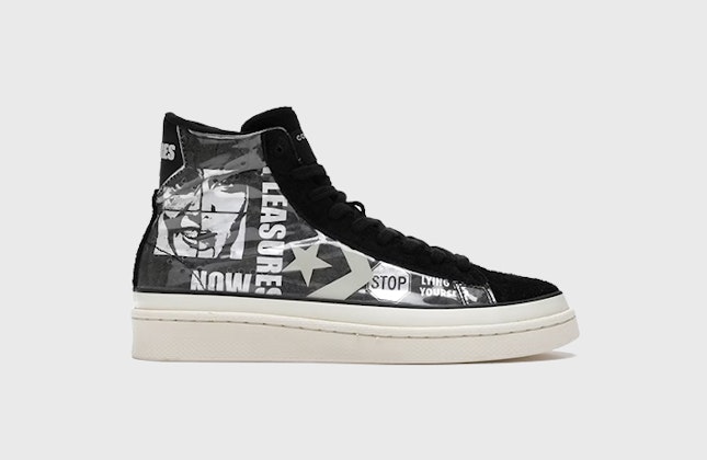 Pleasures x Converse Pro Leather High "Lying Yourself" Pleasures x Converse Pro Leather High "Lying Yourself"