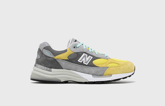 Nice Kicks x Amoeba Music x New Balance 992 "Grey Yellow"
