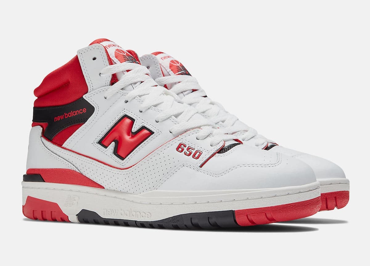 New Balance 650 "White/Red"