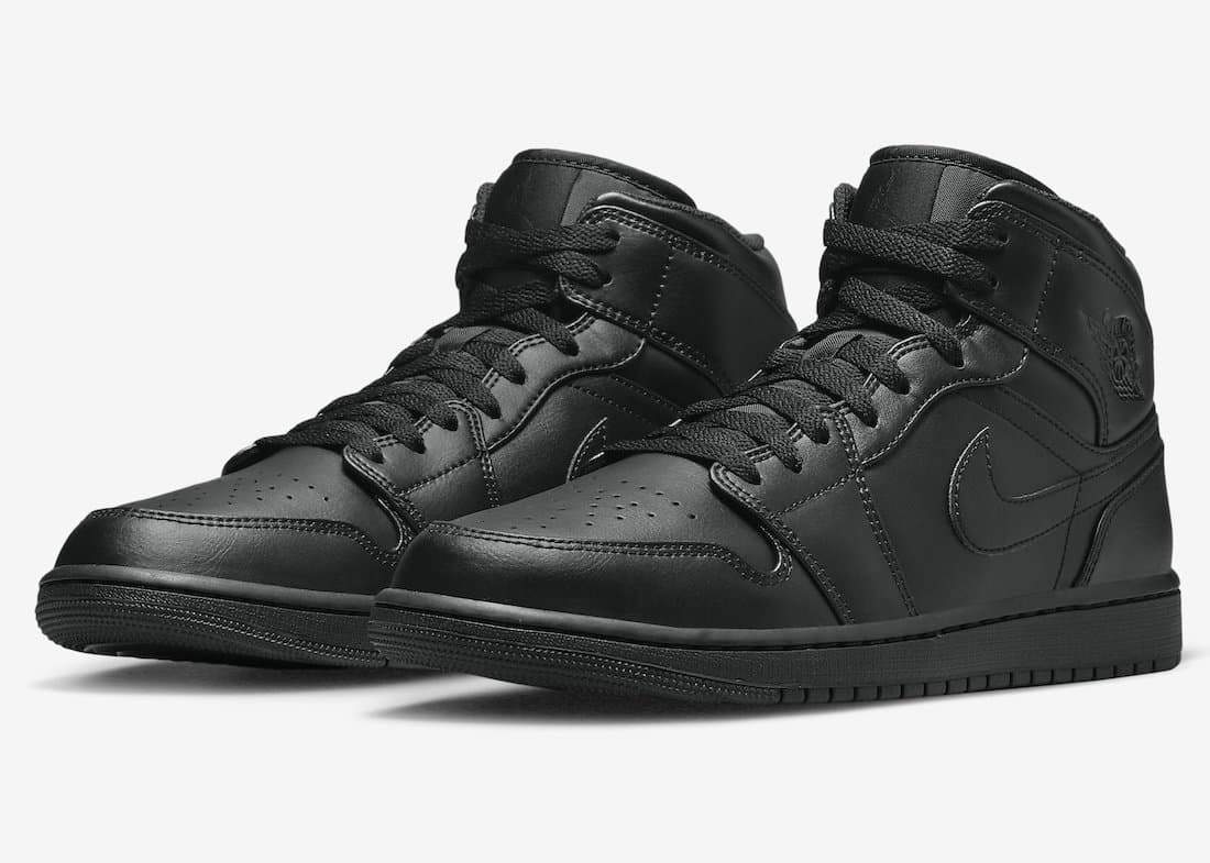 Air Jordan 1 Mid "Triple Black"