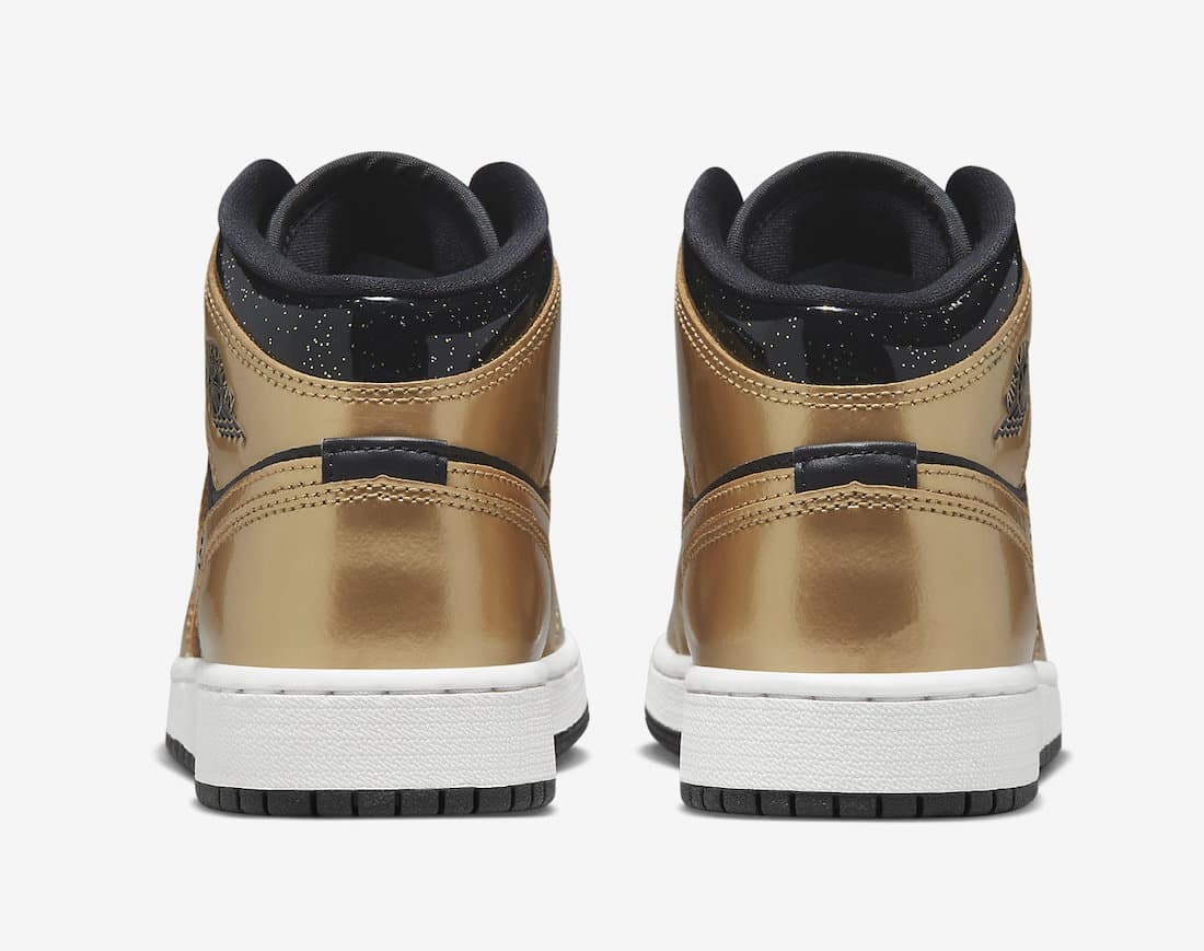 Air Jordan 1 Mid GS "Metallic Gold"