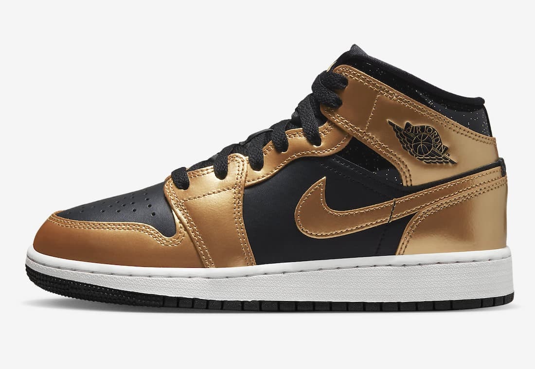 Air Jordan 1 Mid "Metallic Gold"