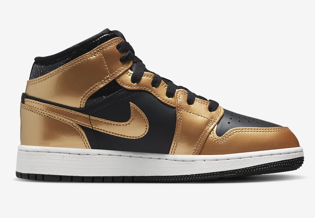 Air Jordan 1 Mid "Metallic Gold"