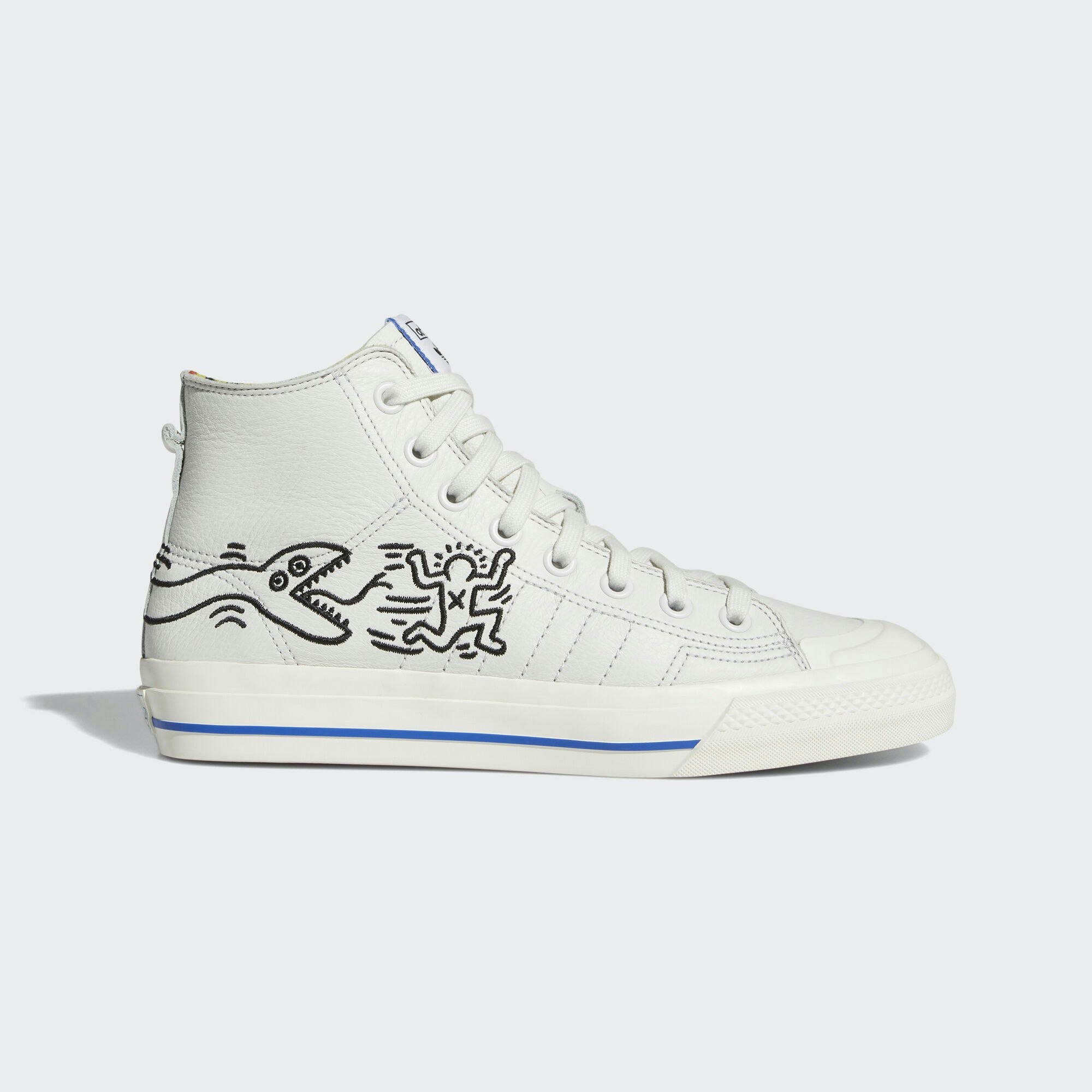 Keith Haring x adidas Nizza High "Blue White"