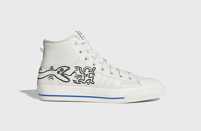 Keith Haring x adidas Nizza High "Blue White" Keith Haring x adidas Nizza High "Blue White"