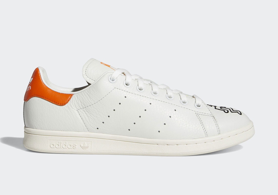 Keith Haring x adidas Stan Smith "Orange White"