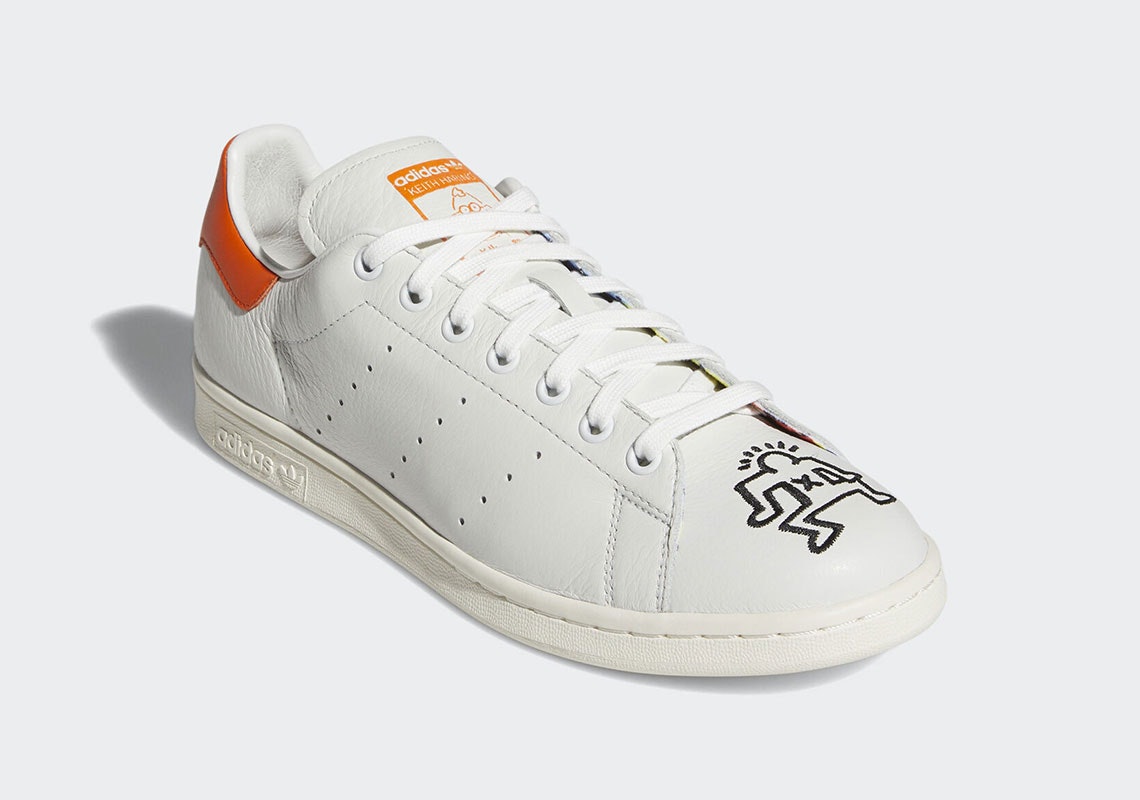 Keith Haring x adidas Stan Smith "Orange White"