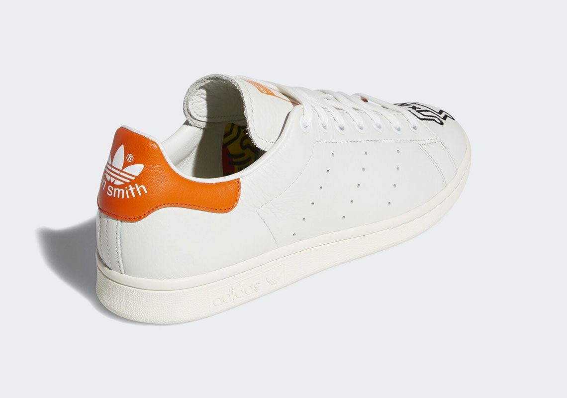 Keith Haring x adidas Stan Smith "Orange White"