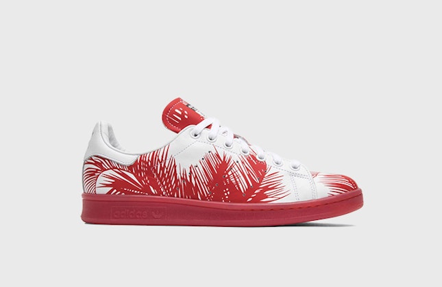 BBC x Pharrell Williams x adidas Stan Smith "Palm Tree" (Red)