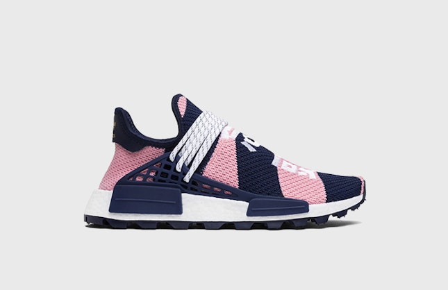 BBC x Pharrell Williams x adidas NMD Hu "Navy Pink"