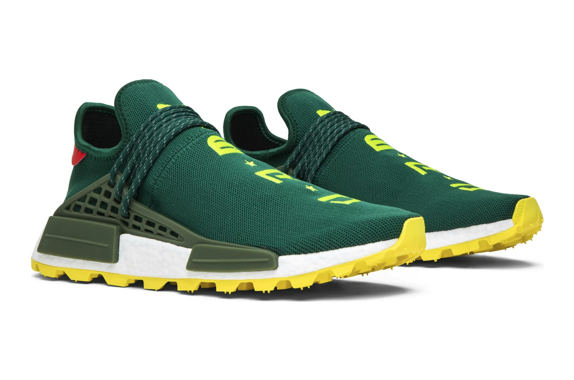 NERD x Pharrell Williams x adidas NMD Hu "Yellow Green"