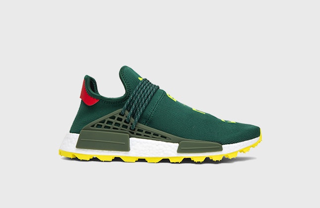 NERD x Pharrell Williams x adidas NMD Hu "Yellow Green" NERD x Pharrell Williams x adidas NMD Hu "Yellow Green"
