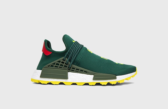 NERD x Pharrell Williams x adidas NMD Hu "Yellow Green"