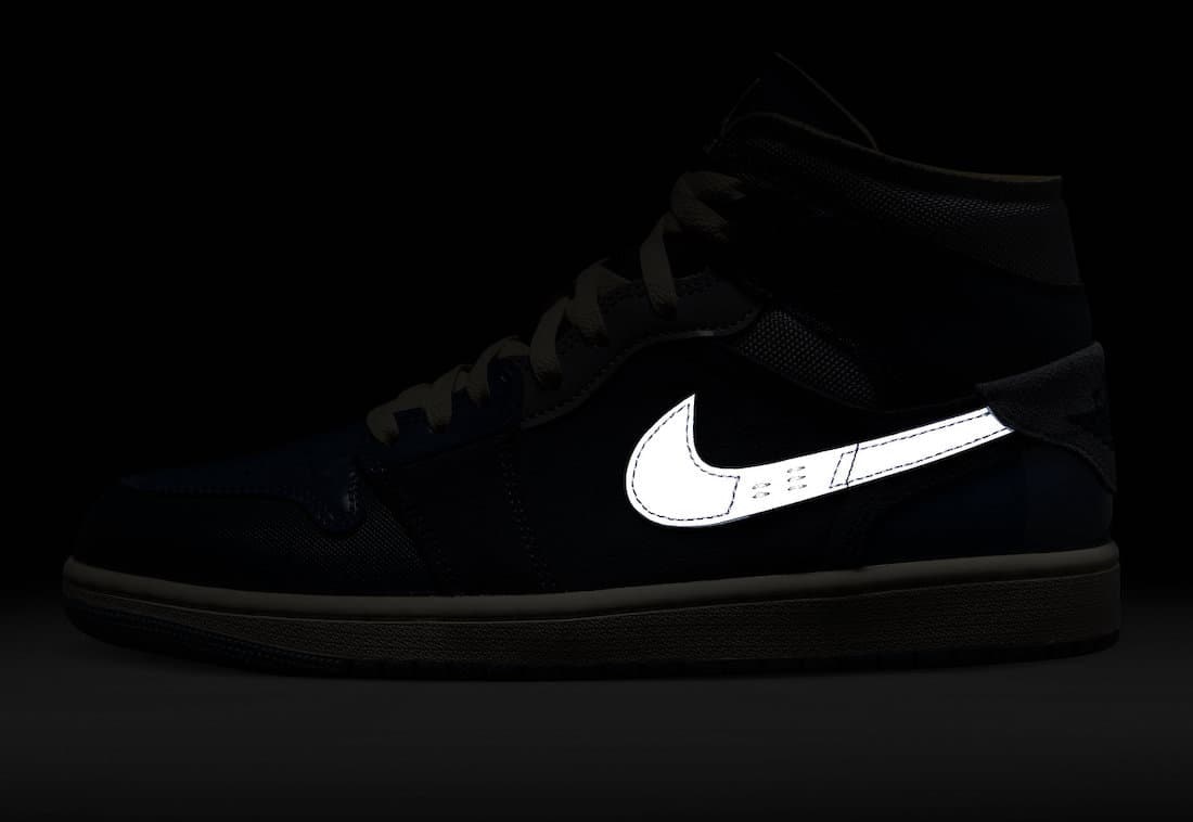 Air Jordan 1 Mid SE Craft "Obsidian"