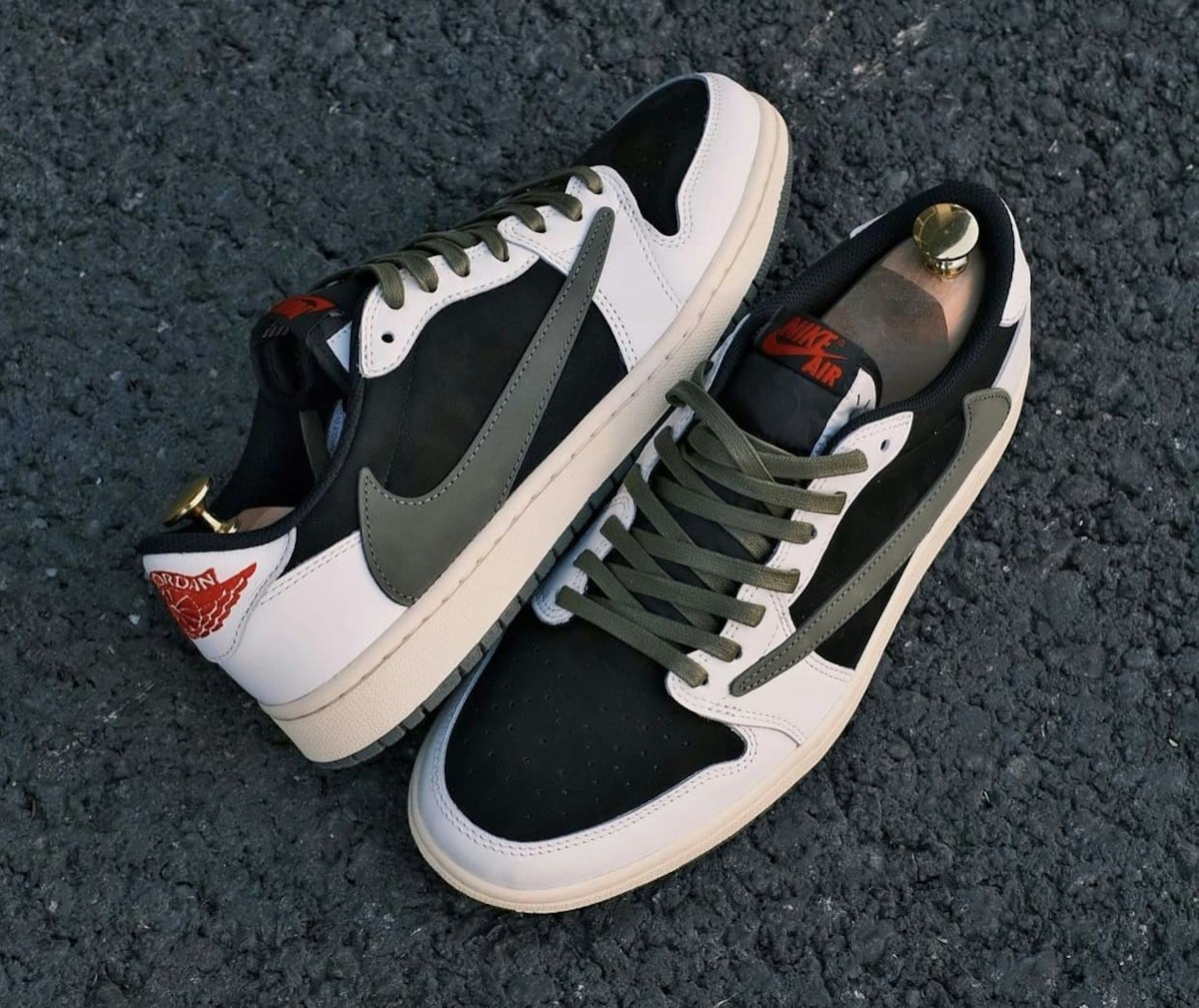Travis Scott x Air Jordan 1 Low OG “Olive” – HEAT MVMNT