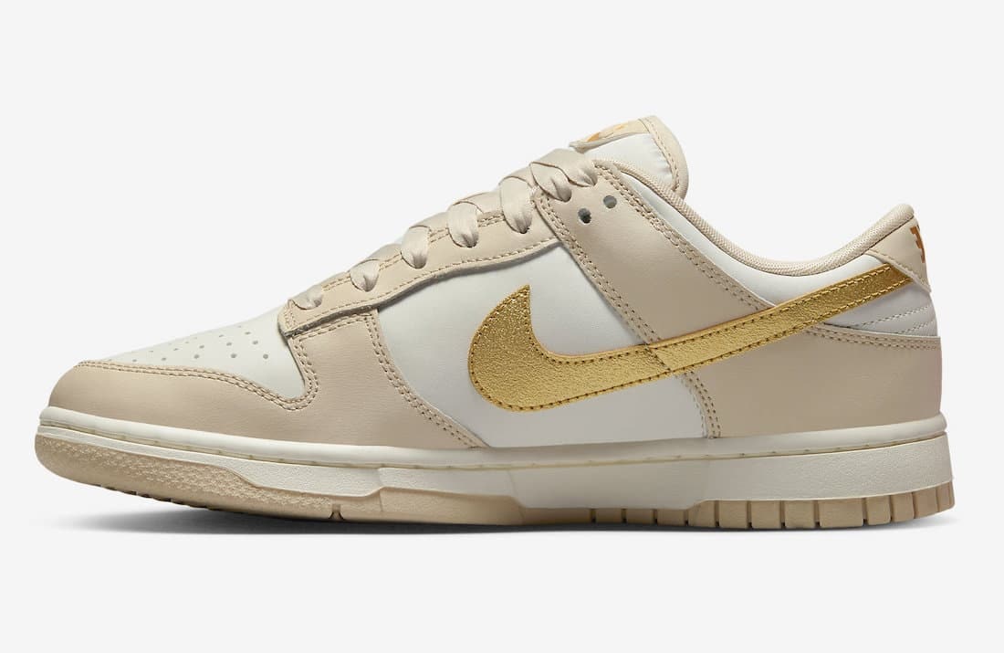 Nike Dunk Low "Gold Swoosh"