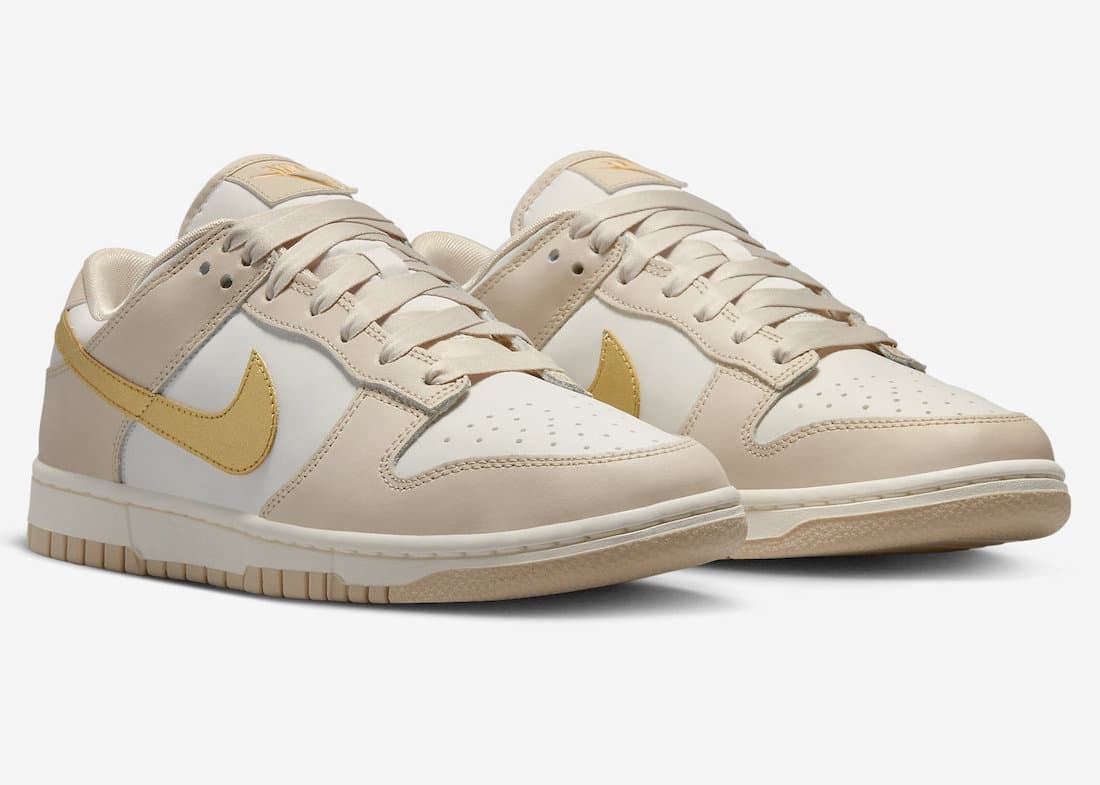 Nike Dunk Low "Gold Swoosh"