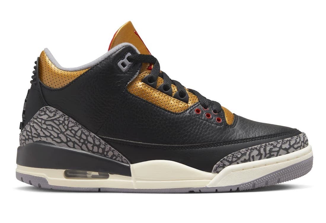 Nike jordan black and gold store