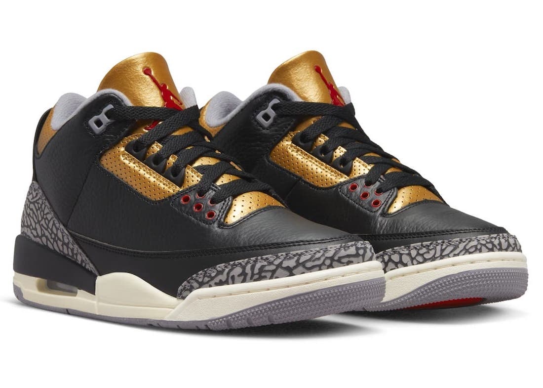 Air Jordan 3 "Black Gold"