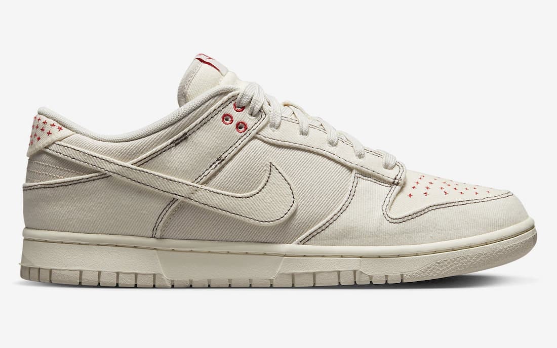 Nike Dunk Low "Sashiko" (Light Orewood Brown)