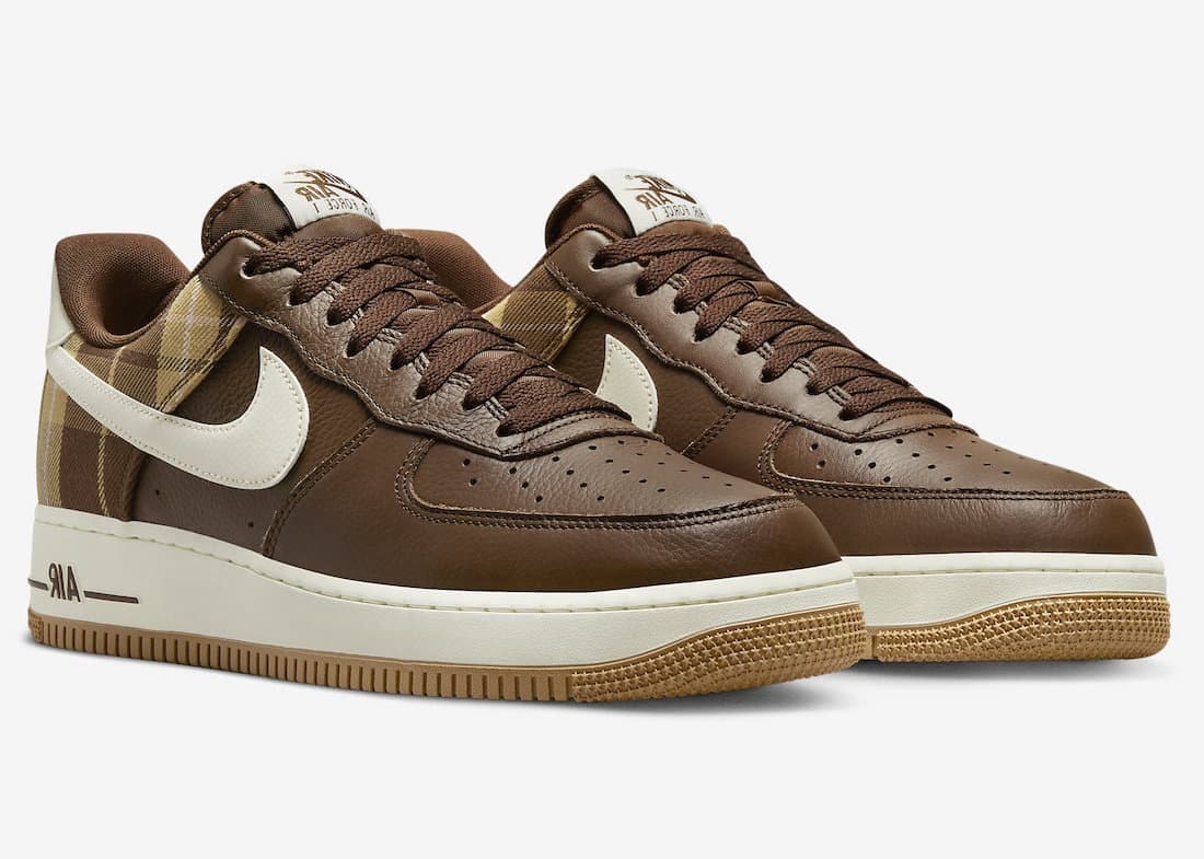 Nike Air Force 1 Low "Brown Plaid"