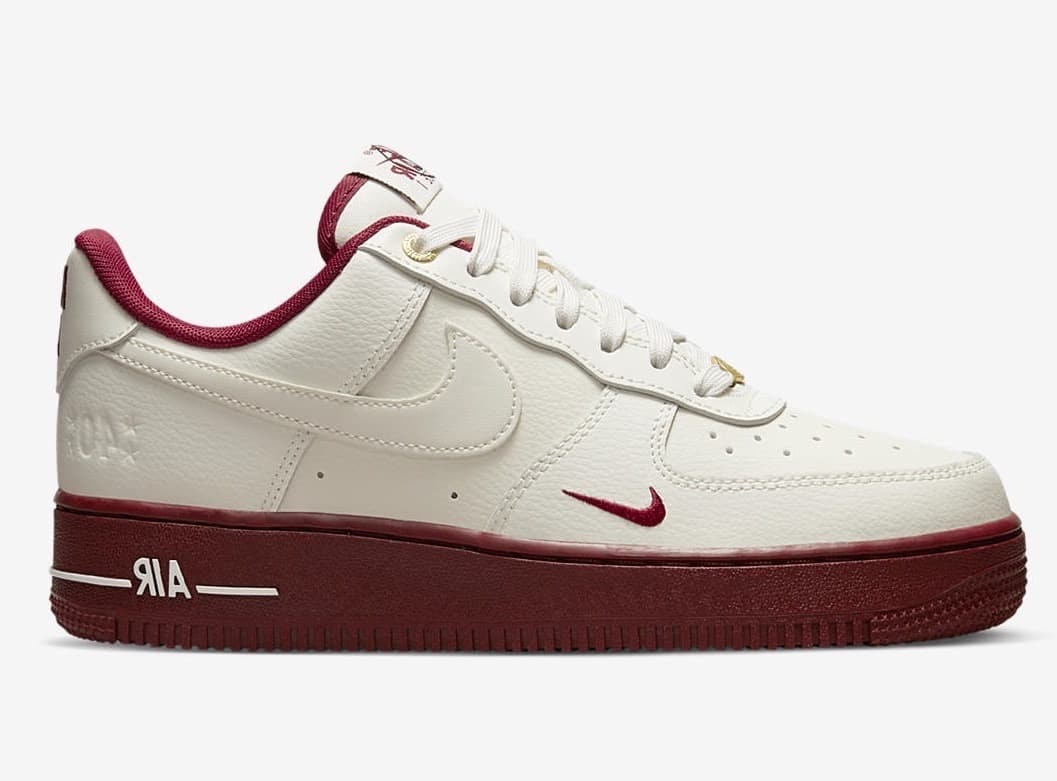 Nike Air Force 1 Low "Cream Burgundy"