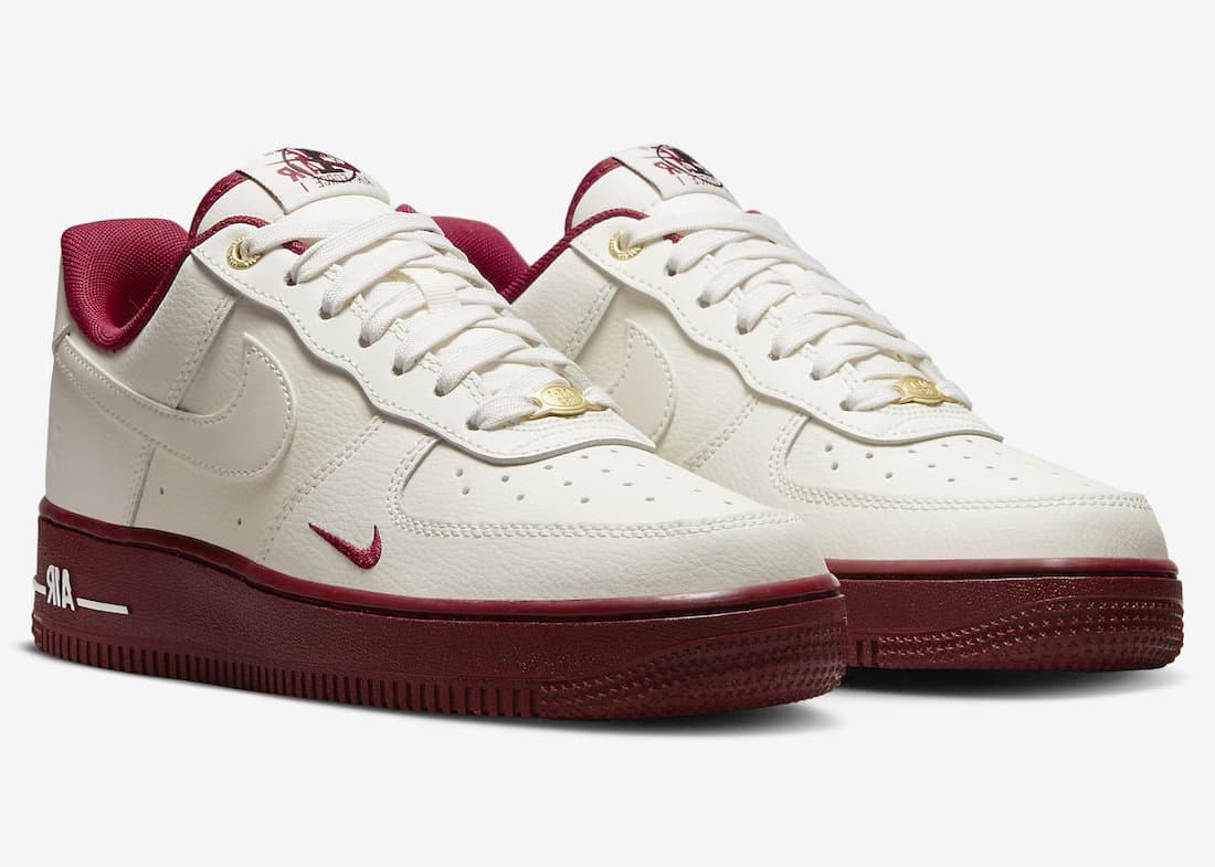 burgundy air force ones low