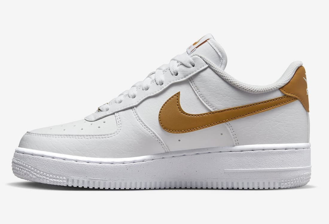 Nike Air Force 1 Next Nature "Gold Suede"
