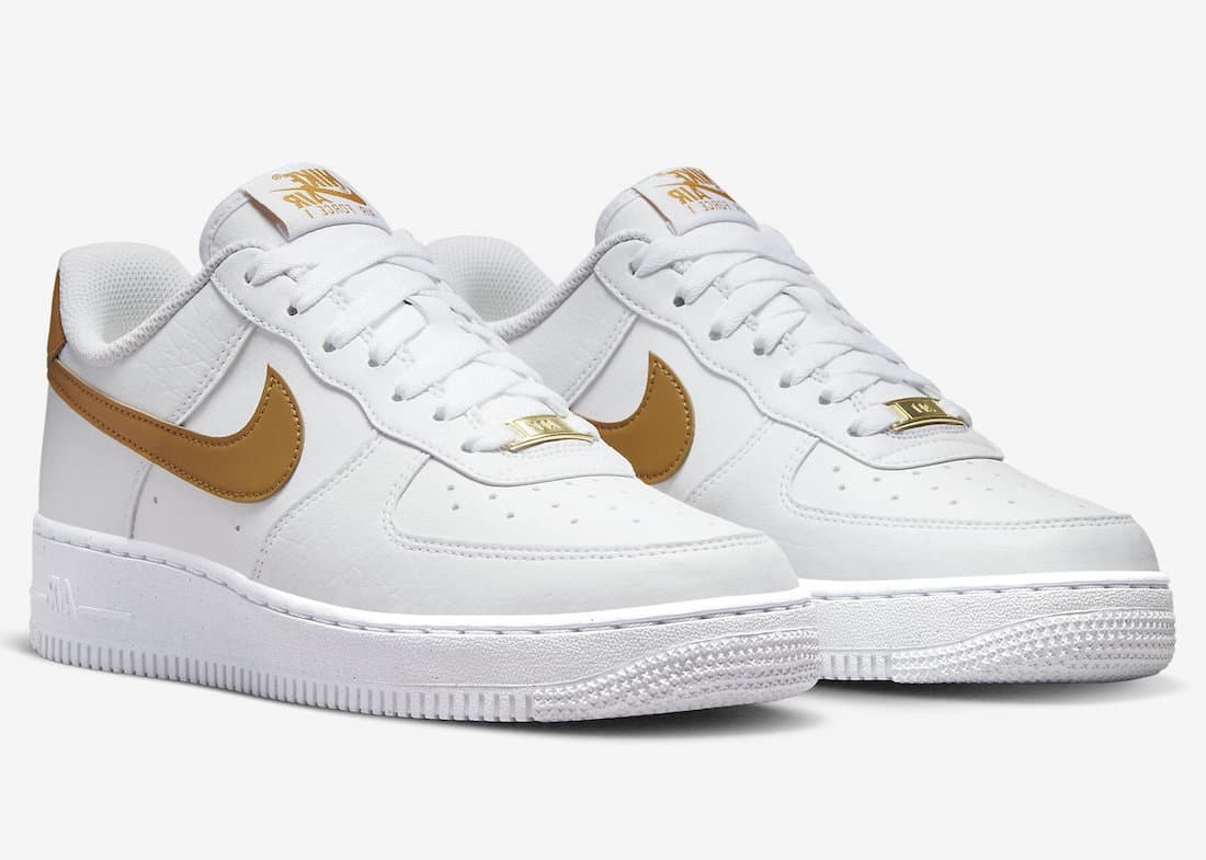 Nike Air Force 1 Next Nature "Gold Suede"