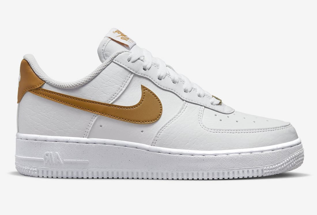 Nike Air Force 1 Next Nature "Gold Suede"