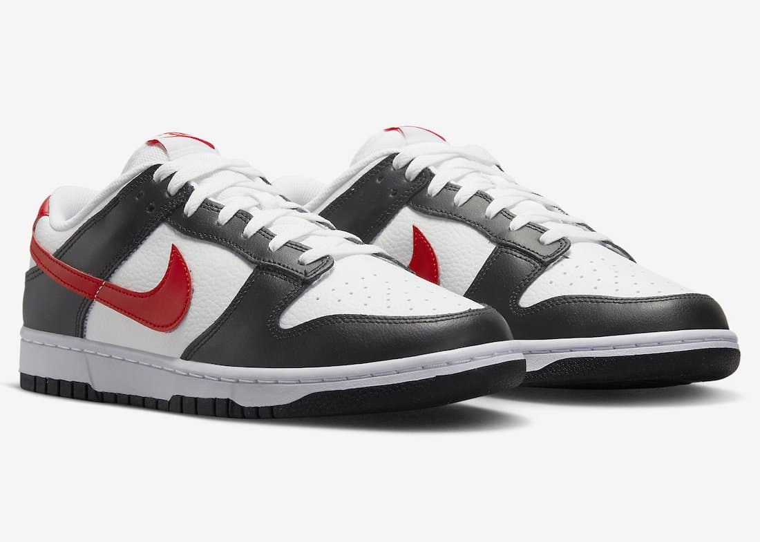 Nike Dunk Low "Red Swoosh Panda"