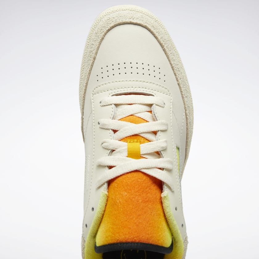 Smiley x Reebok Club C 85 "Trek Gold"