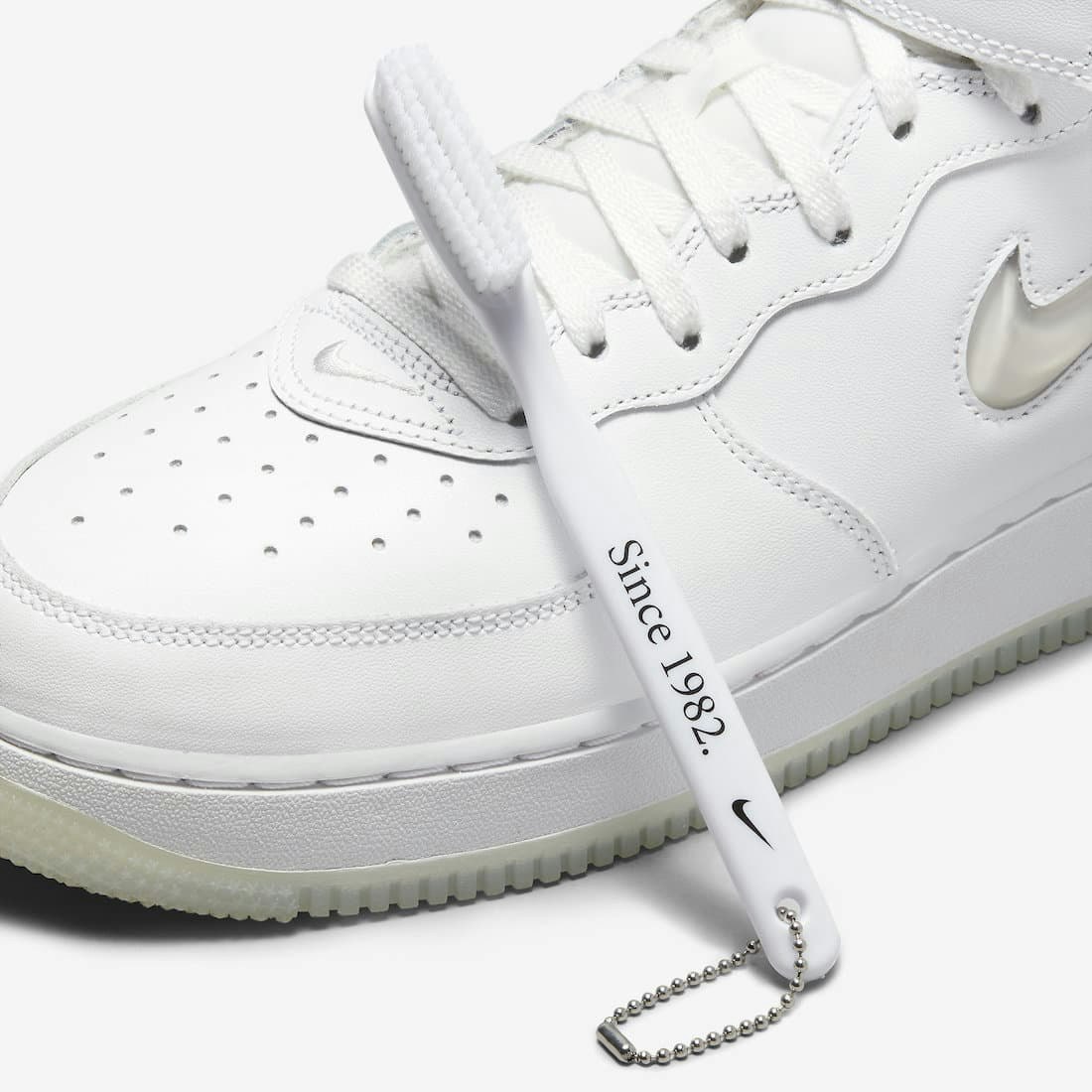 Nike Air Force 1 Mid "Color of the Month" (Summit White)