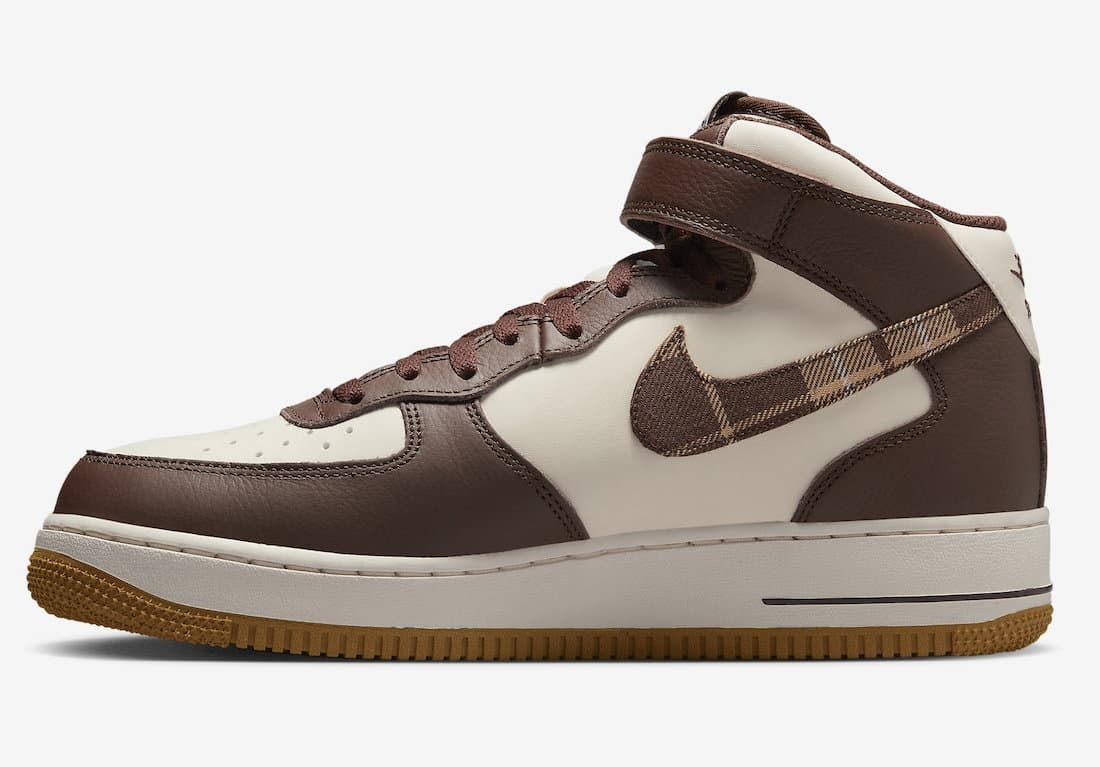 Nike Air Force 1 Mid "Brown Plaid"
