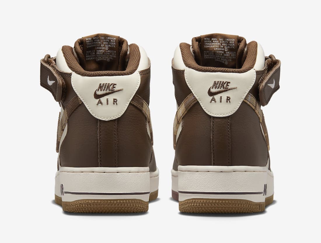 Nike Air Force 1 Mid "Brown Plaid"