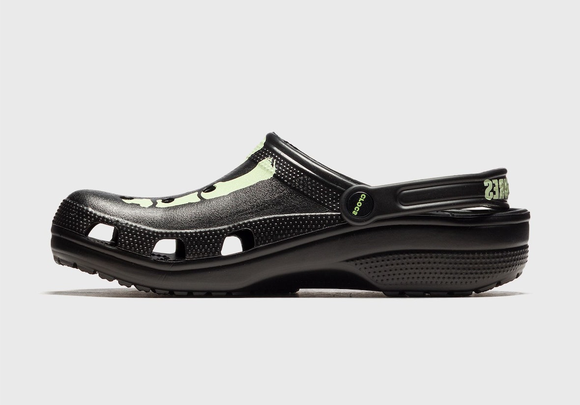 Pleasures x Crocs Classic Clog "Neon Black"