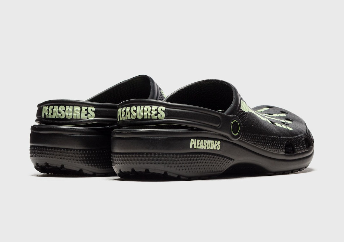 Pleasures x Crocs Classic Clog "Neon Black"