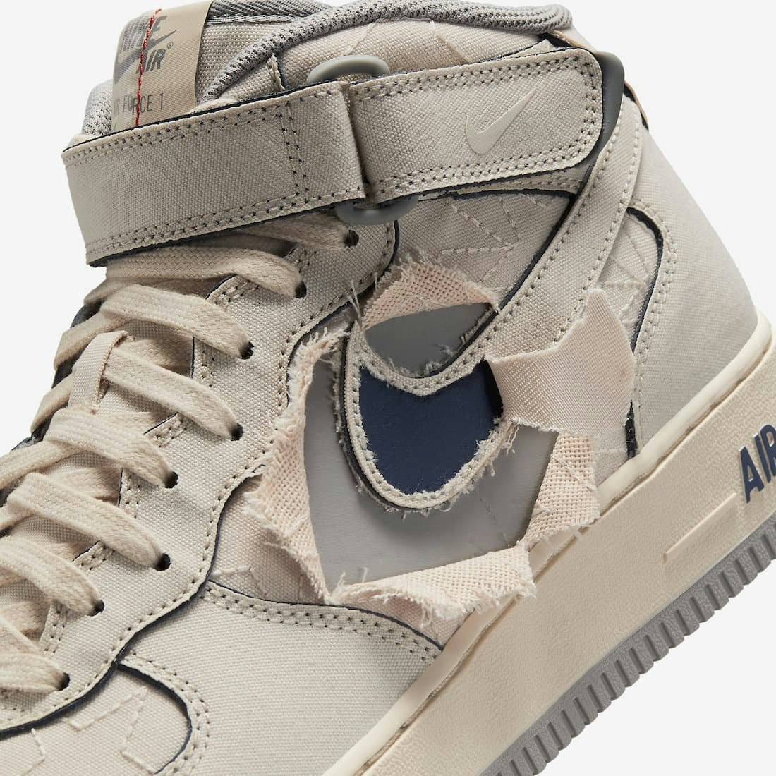 Nike Air Force 1 Mid "Pearl White"