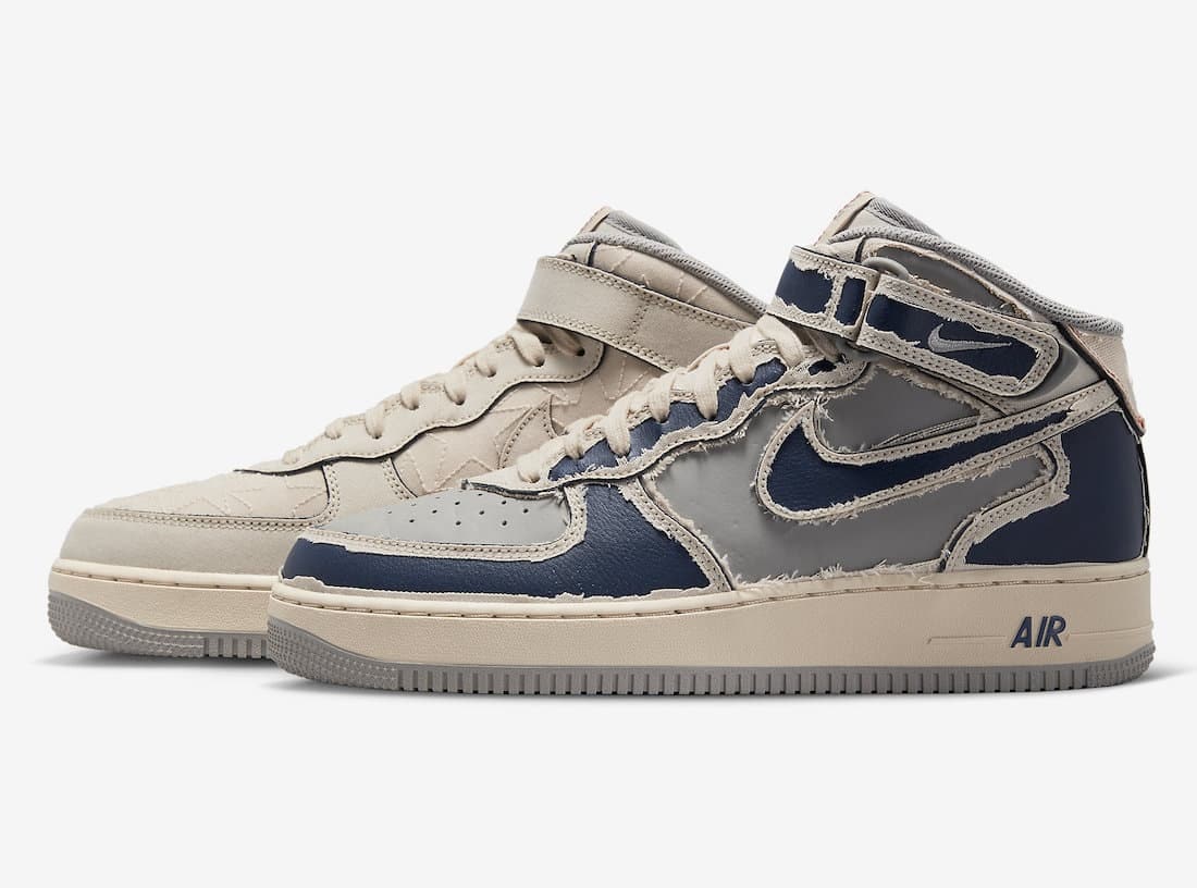 Nike Air Force 1 Mid "Pearl White"