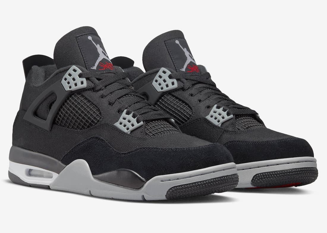 Air Jordan 4 "Black Canvas"