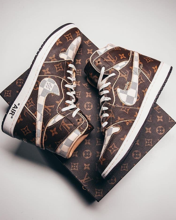 Louis Vuitton (LV) x Air Jordan 1 